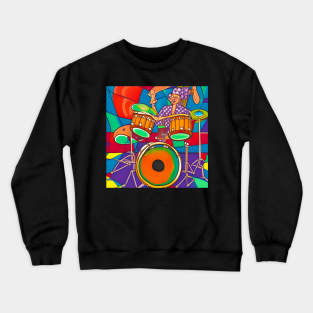 Calypso Percussion - AI Art Crewneck Sweatshirt